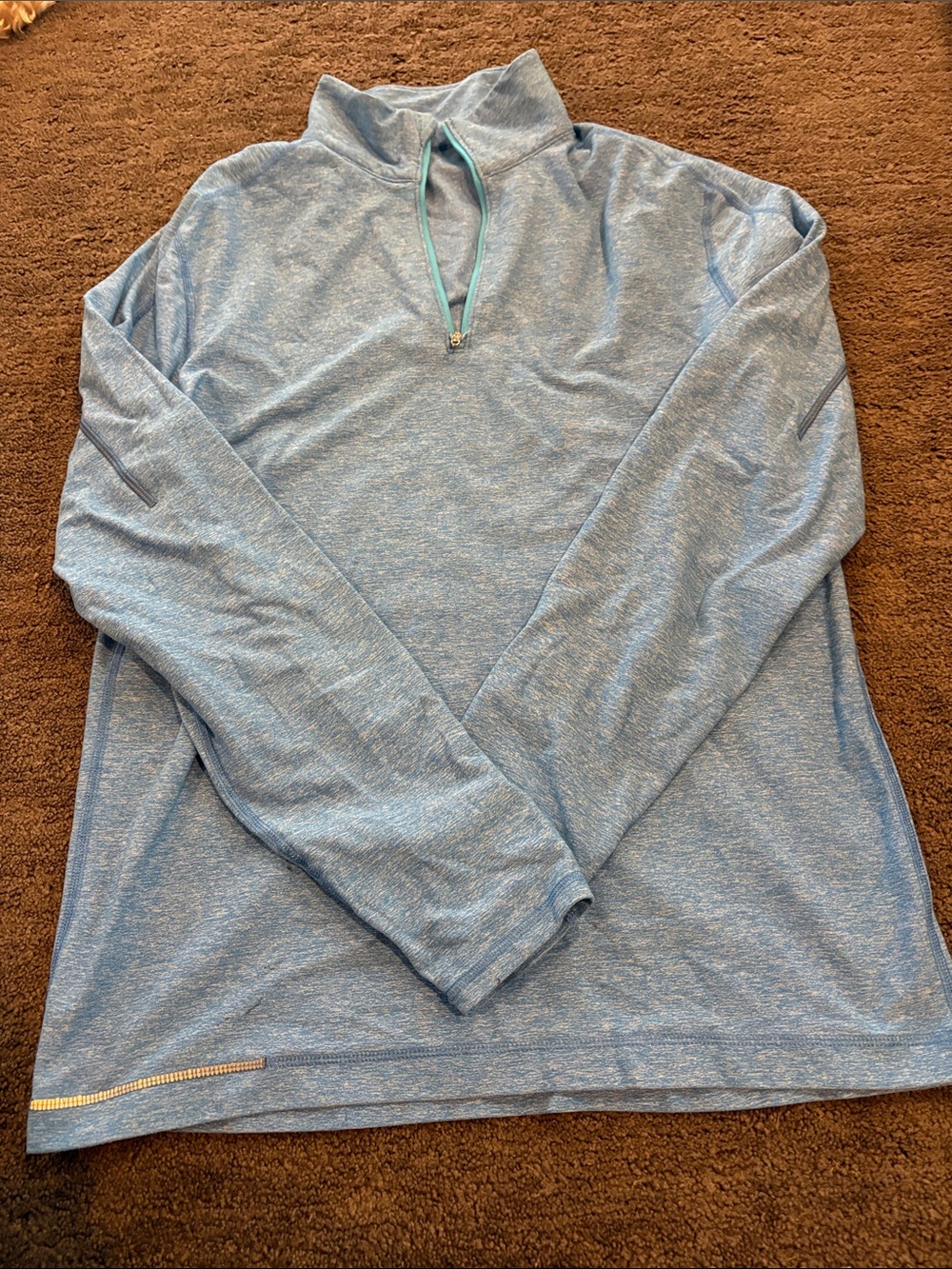 Lululemon Blue Men’s Quarter-Zip Performance Shirt